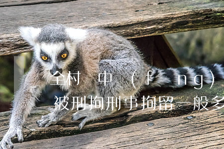 全村腦中風(fēng)事件村醫(yī)被刑拘 刑事拘留一般多少天可以放出來？