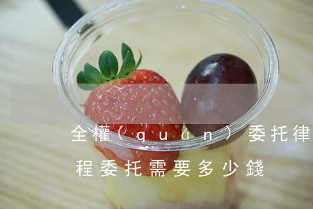全權(quán)委托律師費是多少(律師全程委托需要多少錢)