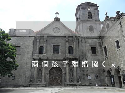 兩個孩子離婚協(xié)議書怎么寫