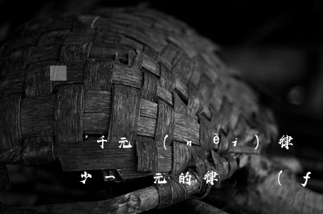兩千元內(nèi)律師費(fèi)是多少(一萬元的律師費(fèi)收多少)