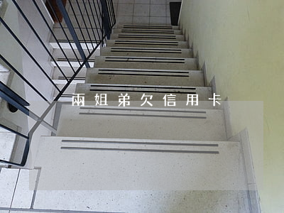 兩姐弟欠信用卡