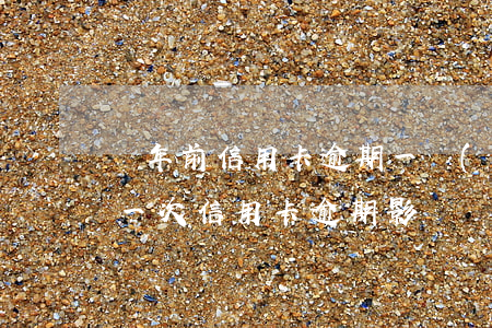 兩年前信用卡逾期一個(gè)月d(兩年前一次信用卡逾期影響)