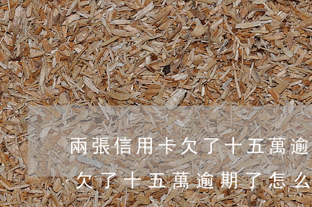兩張信用卡欠了十五萬逾期了-兩張信用卡欠了十五萬逾期了怎么辦