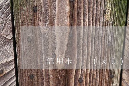兩張信用卡連續(xù)逾期