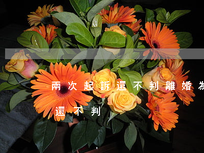 兩次起訴還不判離婚(為什么第二次起訴離婚還不判)