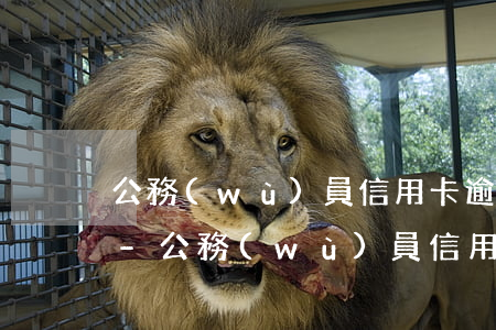 公務(wù)員信用卡逾期了會影響工作嗎-公務(wù)員信用卡逾期了會影響工作嗎知乎