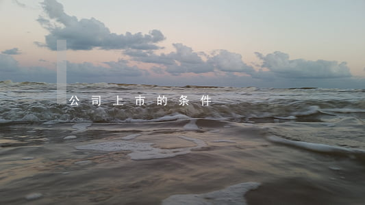公司上市的条件