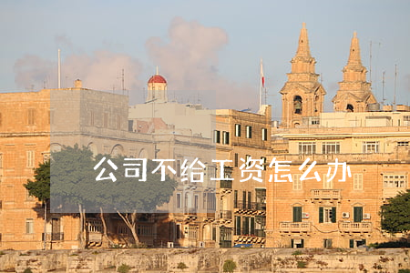 公司不给工资怎么办
