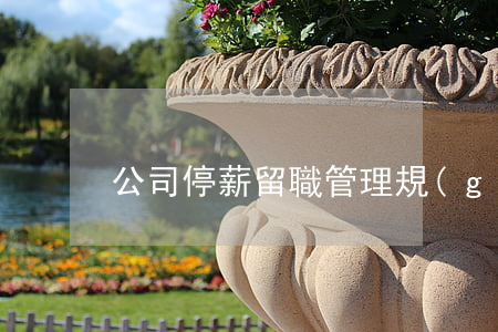 公司停薪留職管理規(guī)定是怎樣的