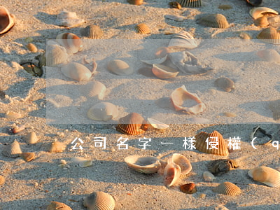 公司名字一樣侵權(quán)嗎