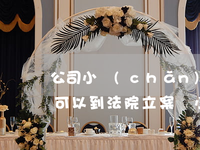 公司小產(chǎn)權(quán)房本可以到法院立案嗎(小產(chǎn)權(quán)房訴訟法院是否受理)