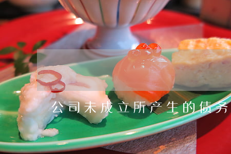 公司未成立所产生的债务有谁承担？