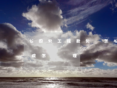 公司欠工程款欠條怎么打(欠工程款有欠條法院怎樣處理)
