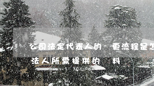 公司法定代表人的變更流程是怎樣（變更公司法人所需提供的資料）