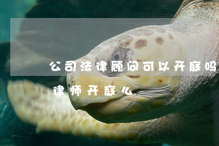 公司法律顾问可以开庭吗(律师可以委托别的律师开庭么)