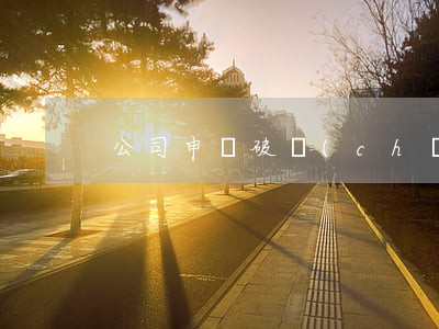 公司申請破產(chǎn)需要錢嗎
