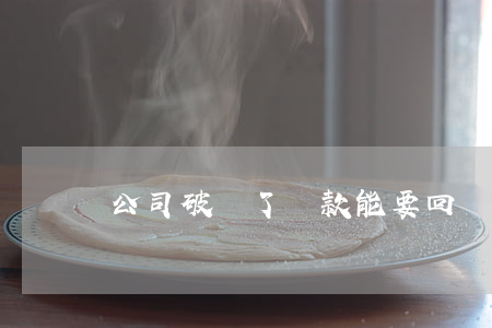 公司破產了貨款能要回來嗎