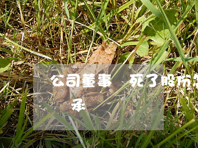 公司董事長死了股份怎么繼承(公司老板死了繼承)