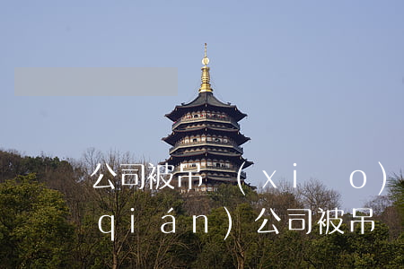 公司被吊銷(xiāo)三年罰款多少錢(qián)(公司被吊銷(xiāo)的情形)
