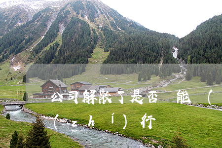 公司解散了是否還能強(qiáng)制執(zhí)行
