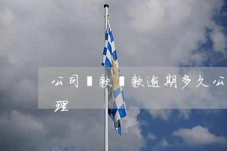 公司貸款還款逾期多久(公司貸款逾期怎么處理)