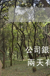 公司銀行貸款逾期兩年了(銀行貸款利息逾期兩天有沒有事)
