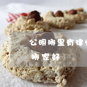 公明哪里有律师事务所(深圳公明律师事务所哪家好)