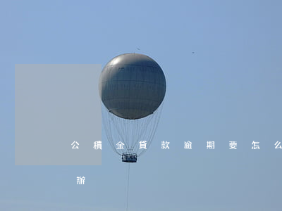 公積金貸款逾期要怎么還(公積金逾期了怎么辦)