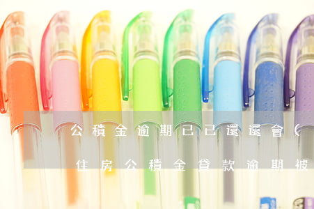 公積金逾期已已還還會(huì)被起訴嗎(住房公積金貸款逾期被起訴)
