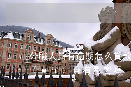 公職人員有逾期怎么貸款(貸款逾期對考公務(wù)員有影響嗎?)
