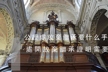 公證處放棄繼承要什么手續(xù)(去公證處開放棄繼承證明需要些什么)