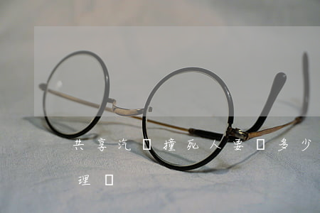 共享汽車撞死人要賠多少錢(共享電動車撞人理賠)