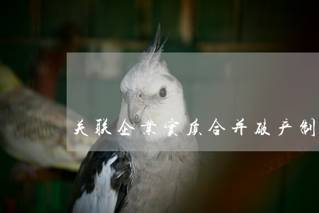 关联企业实质合并破产制度的实务适用