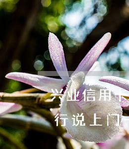 兴业信用卡逾期会不会上门(兴业逾期3万银行说上门一定会来吗)