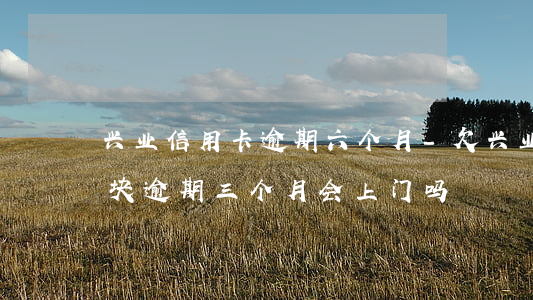 兴业信用卡逾期六个月-欠兴业信用卡六千块逾期三个月会上门吗