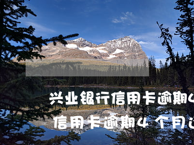 兴业银行信用卡逾期4个月还不上(兴业银行信用卡逾期4个月还不上怎么办)