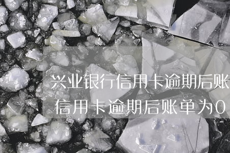 兴业银行信用卡逾期后账单为0-兴业银行信用卡逾期后账单为0怎么办