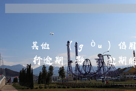 其他機構(gòu)信用卡能否逾期(其他銀行逾期會影響沒逾期的信用卡提出嗎)