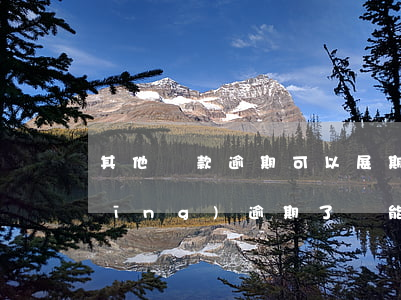其他貸款逾期可以展期嗎(銀行貸款已經(jīng)逾期了還能申請(qǐng)展期嗎)