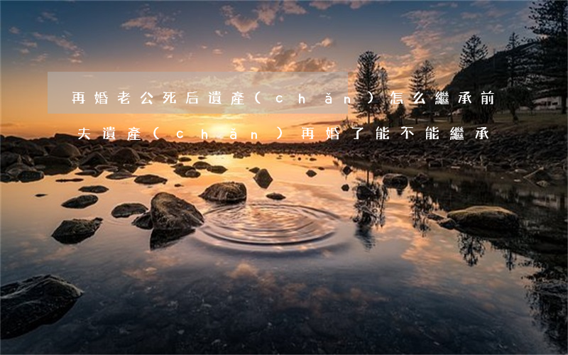 再婚老公死后遺產(chǎn)怎么繼承(前夫遺產(chǎn)再婚了能不能繼承)