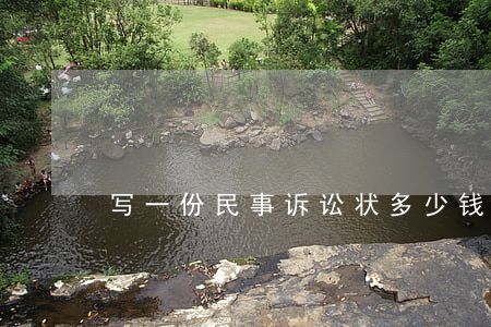 写一份民事诉讼状多少钱(写个诉讼状多少钱)