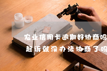 农业信用卡逾期好协商吗(被农行信用卡逾期起诉就没办法协商了吗)