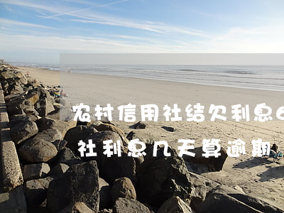 农村信用社结欠利息6.7算逾期吗-信用社利息几天算逾期