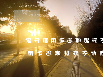 农行信用卡逾期银行不协商怎么办-农行信用卡逾期银行不协商怎么办呢