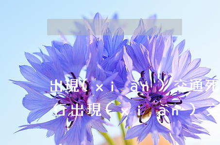 出現(xiàn)交通死亡事故賠償如何進行(出現(xiàn)交通死亡事故賠償如何進行)