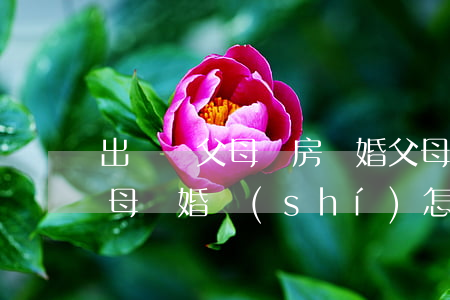 出資給父母買房離婚(父母出錢給子女買房父母離婚時(shí)怎么處理)
