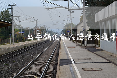 出车祸低保人赔偿(交通事故受害者是低保)