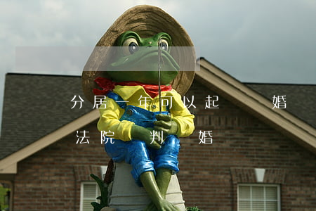 分居一年可以起訴離婚嗎(分居一年起訴離婚法院會判離婚嗎)