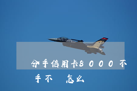 分手信用卡8000不還(男朋友刷信用卡分手不還怎么辦)