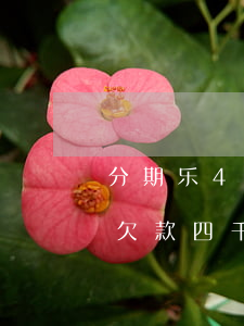 分期乐4000逾期2年会上门吗-分期乐欠款四千多逾期快两年了会不会有事?
